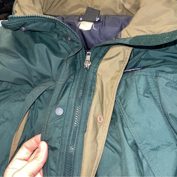Vintage Patagonia 90s 1990s Green Winter Coat Men’s large - Picture 6 of 8